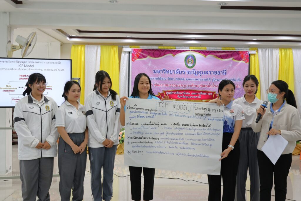 กิจกรรมการอบรมเชิงปฏิบัติการ ตามโครงการพัฒนาสมรรถนะครูการศึกษาพิเศษ ในโรงเรียนขนาดเล็ก