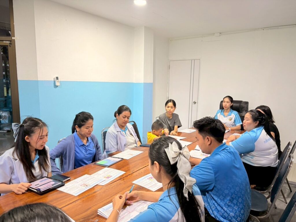 ประชุมวางแผนการจัดทำแผนการศึกษาเฉพาะบุคคลของนักเรียน ห้องแรกรับ ร่วมกับคณะครู นักสหวิชาชีพและผู้ปกครอง