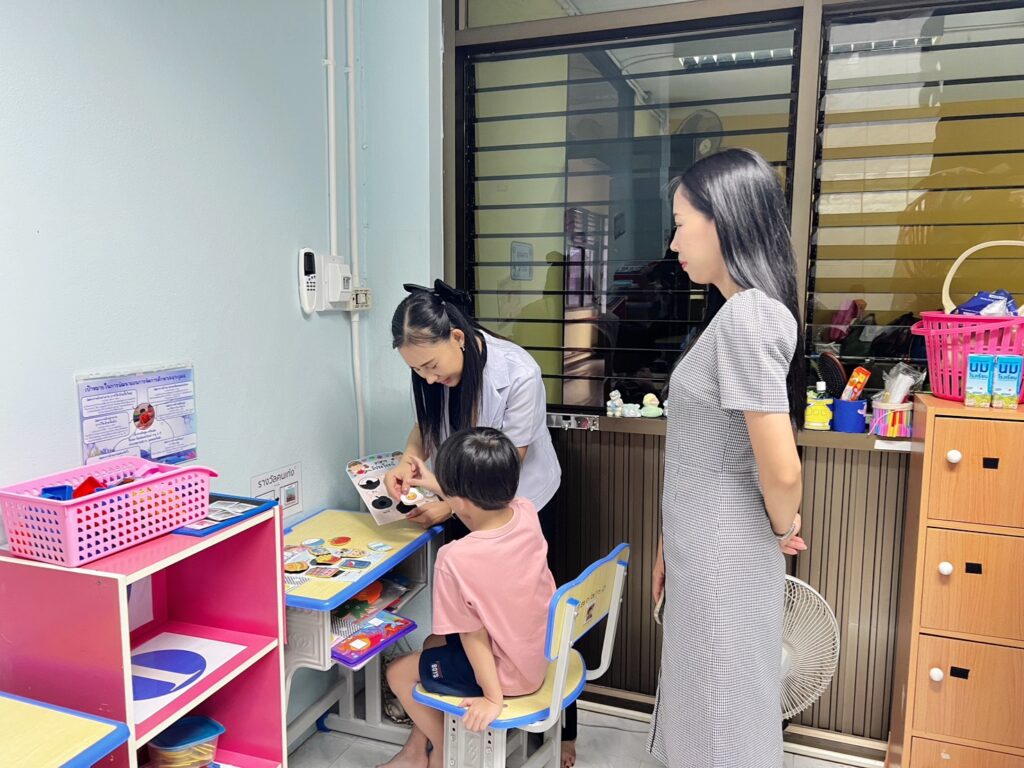 นิเทศ ติดตามการจัดการเรียนการสอนตามรูปแบบ Teacch และนิเทศห้องเรียนคุณภาพของนักสหวิชาชีพ ได้แก่ (แพทย์แผนไทย กายภาพบำบัด จิตวิทยา และกิจกรรมบำบัด) ประจำปีการศึกษา 2568